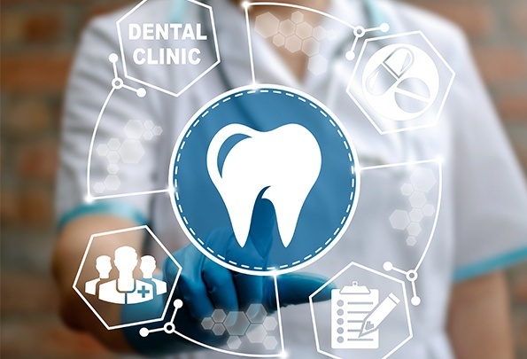 Animation of dental claims process